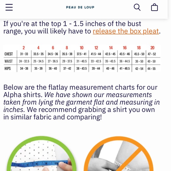 Peau de Loup button down size 10 - Picture 6 of 7